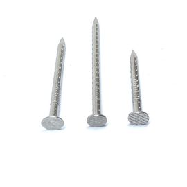 Le chef plat cannelé par jambe creuse de 5.0X100MM cloue l'acier inoxydable 316