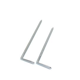 2,0 x la jambe annulaire principale de spirale de cannelure de 50mm cloue 316 L surface polie