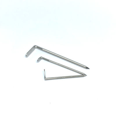 Clous à angle droit d'acier inoxydable de tête avec Ring Shank annulaire