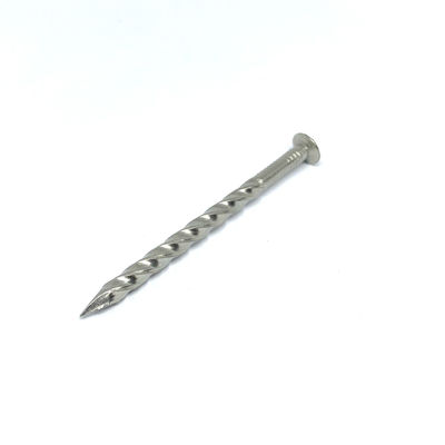Clous ovales tordus par 2.8X65MM d'acier inoxydable de tête de jambe pour le Decking