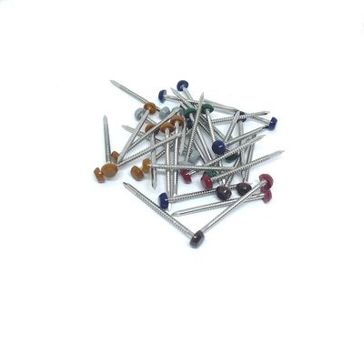 2.0X40mm en dehors d'anti clous principaux en plastique UV avec Ring Shank